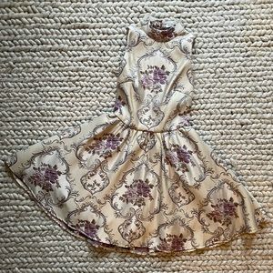 Chi Chi London Jaquard high neck mini dress, Size UK8